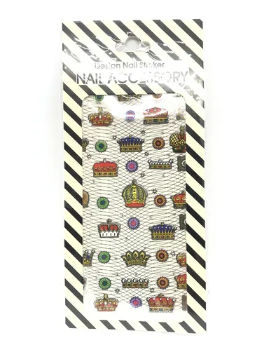 Abtibild Unghii Nail Accessory Crown