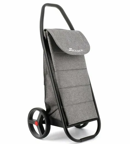 Geantă de cumpărături pe roți Rolser Com Polar 8Black Tube, gri, gri