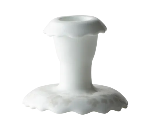 Sfeșnic gri al colecției Slåpeblom - Wik & Walsøe