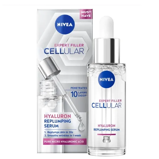 Nivea Ser de umplere Cellular Expert Filler (Hyaluron Replumping Serum) 30 ml