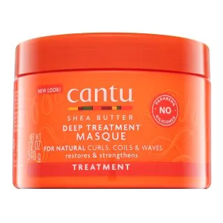 Cantu Shea Butter Deep Tretment Masque mască pentru întărire pentru păr foarte uscat si deteriorat 340 g