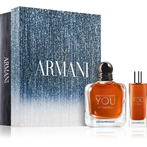 Armani Emporio Stronger With You Intensely set cadou pentru bărbați