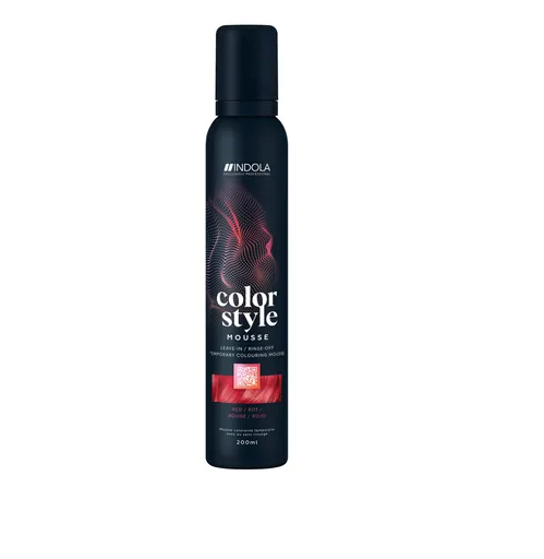 Spuma Coloranta Indola Color Style Mousse Red 200 ml