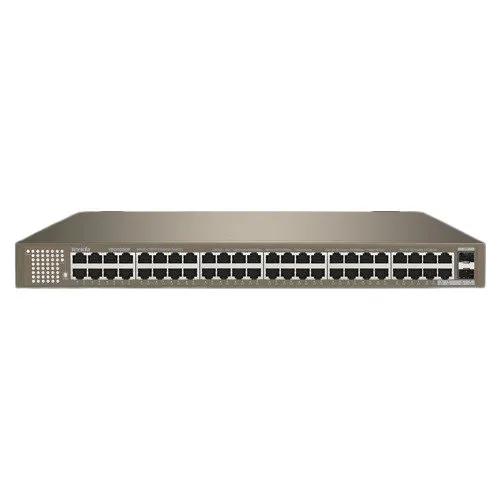 Switch Tenda TND-TEG1050F, 48 x RJ45 Gigabit, 2 x SFP Gigabit Uplink, 1U