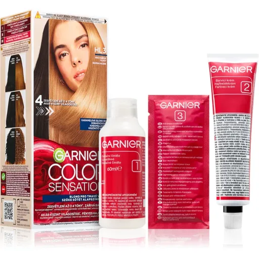 Garnier Color Sensation culoare par pentru decolorarea părului culoare HL3 Brown Hair 1 buc