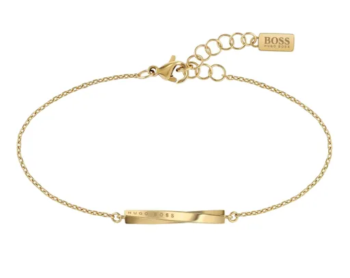 Hugo Boss Brățară elegantă placată cu aur Signature 1580007