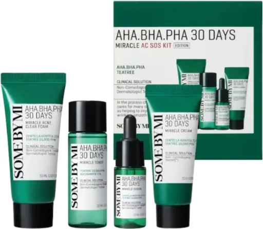 Some By Mi Set cadou exfoliant pentru îngrijirea pielii AHA BHA PHA 30 Days