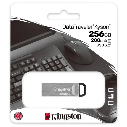 Memorie USB Flash Drive Kingston, DataTraveler Kyson, 256GB, USB 3.2