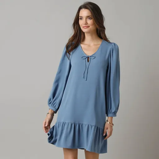 Rochie scurtă de culoare uni