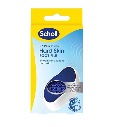 Scholl Pilă manuală pentru călcâie cu nanotehnologie Expert Care Hard Skin (Foot File)