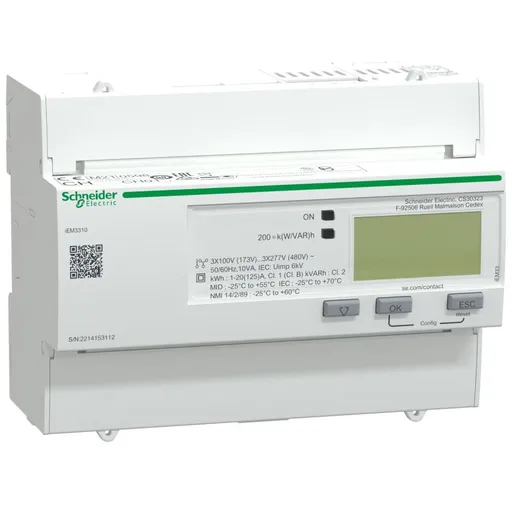 Contor Energie - 125 A - 1 Puls O Schneider A9MEM3310