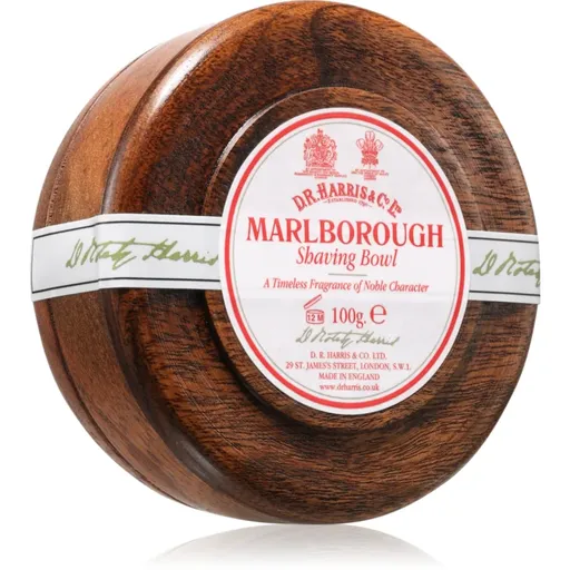 D.R. Harris Shawing Bowl Mahogany wood săpun pentru bărbierit Marlborough 100 g