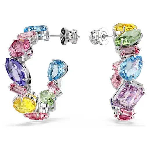 Swarovski Cercei rotunzi cu cristale colorate Gema 5692412