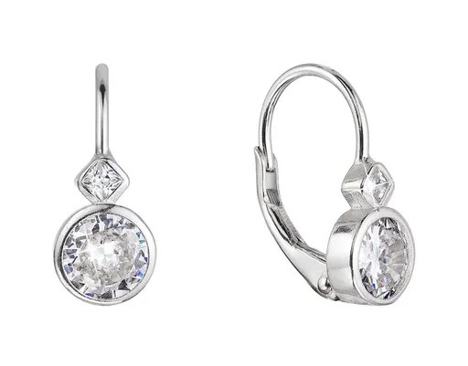 Evolution Group - Pavona Cercei de fetiță frumoși cu zirconi 11479.1 crystal