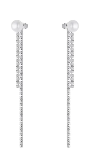 Liu Jo Cercei strălucitori cu perle și cristale LJ3020