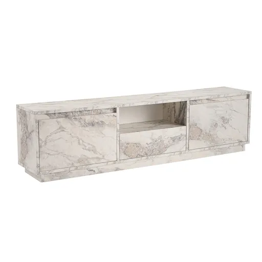 Măsuță TV Vanguard Fressia Marble, gri deschis