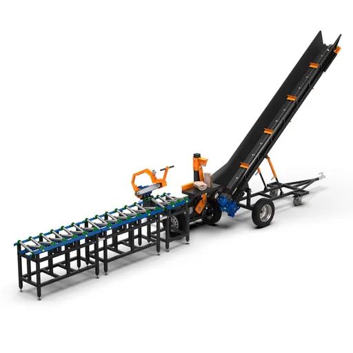 Linie de taiat, despicat si transportatt lemne LTD-75, TMC Ucraina