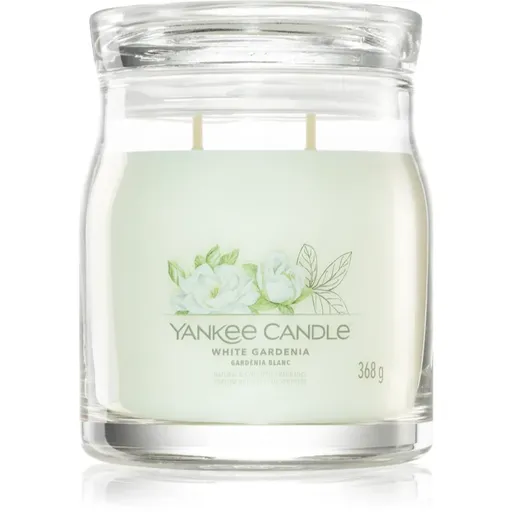 Yankee Candle White Gardenia lumânare parfumată Signature 368 g