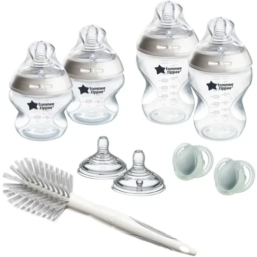 Tommee Tippee Natural Start Anti-Colic set pentru bebeluși cu autosterilizare 0 m+ White