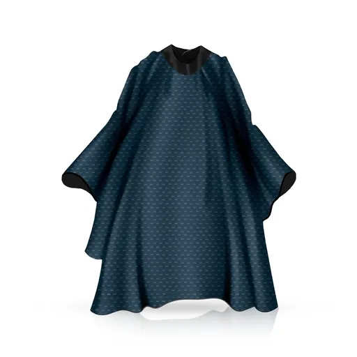 Pelerina Tuns Pop Barbers cu Guler Neopren, Inchidere Arici, Logo Spate