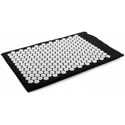 Covoraș de masaj cu presopunctură, negru, negru