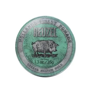 Reuzel Green Pomade pomadă de păr pentru fixare medie 35 g