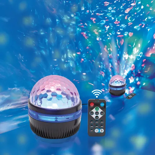 Proiector LED cu lumini nordice