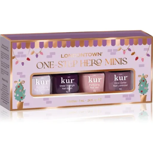 LONDONTOWN Kur One Step Hero Minis set de lacuri de unghii mini