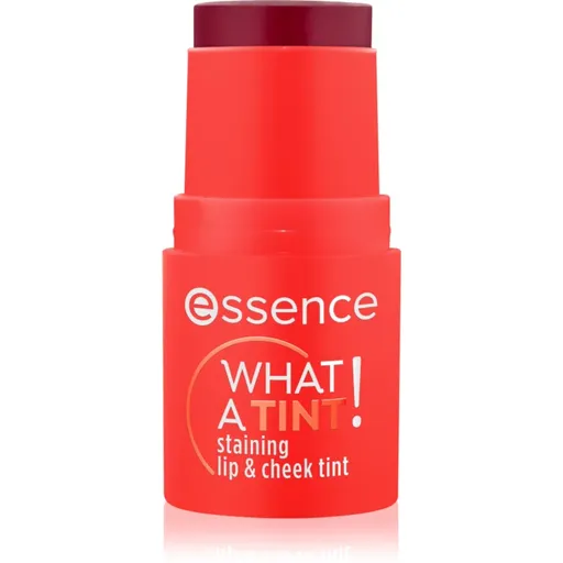 essence WHAT A TINT! fard multifuncțional, pentru buze și obraz culoare 20 Grapefruit Bliss 5 g