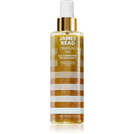 James Read Gradual Tan H2O Illuminating Spray pentru protectie pentru corp 200 ml
