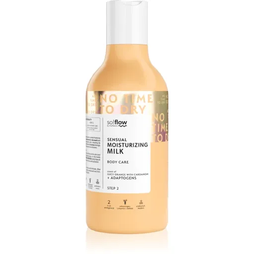 so!flow Sensual Moisturizing Shower Milk lapte de corp Orange With Cardamom 400 ml