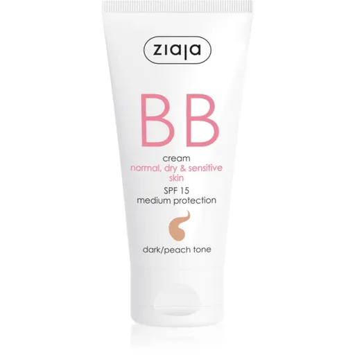 Ziaja BB Cream cremă BB pentru pielea normală și uscată culoare Dark Peach 50 ml