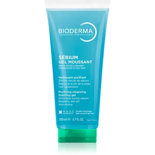 Bioderma Sébium Gel Moussant gel de curățare pentru ten gras și mixt 200 ml
