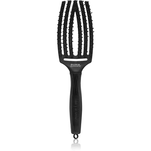 Olivia Garden Fingerbrush Double Bristles perie de tip paletă pentru par usor de pieptanat 1 buc