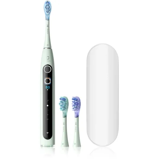 Oclean X Pro 20 Set periuta de dinti cu ultrasunete + 2 capete de schimb cu trusă de călătorie Green