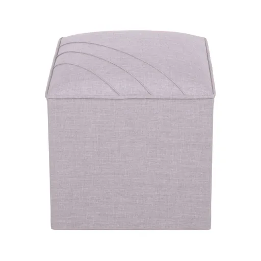 Taburet, Atelier del Sofa, 558ZEN1362, Lemn de brad, Gri