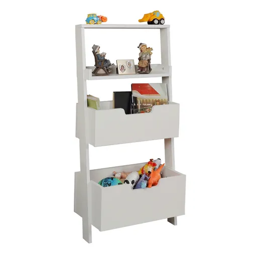 Corp biblioteca, Hanah Home, Only Single, 59x120x35 cm, Alb