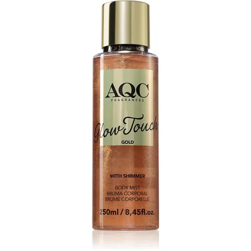 IDC Institute Glow Touch Gold Body Mist cu particule stralucitoare 250 ml
