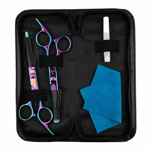 Kit Foarfece Profesionale Tuns - Filat 6” Chameleon Oranjollie