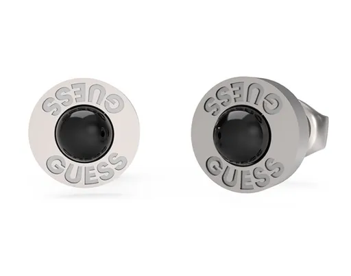 Guess Cercei din oțel cu perlă artificială Edgy Styles JUME04055JWSTBKT/U