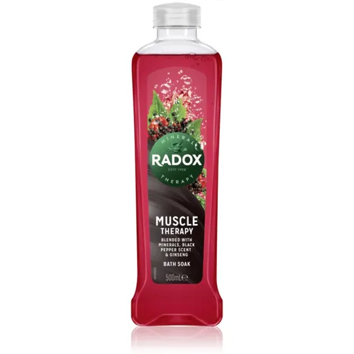 Radox Men Muscle Therapy spuma de baie Black Pepper