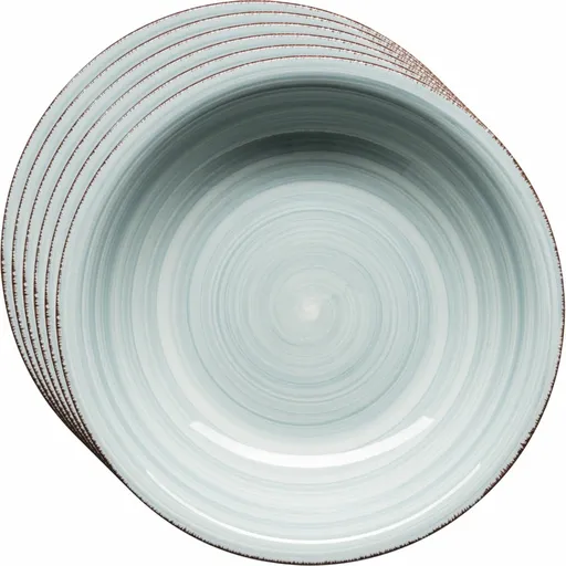 Mäser Set of 6 deep plates Bel Tempo 21.5 cm, light blue, albastru deschis