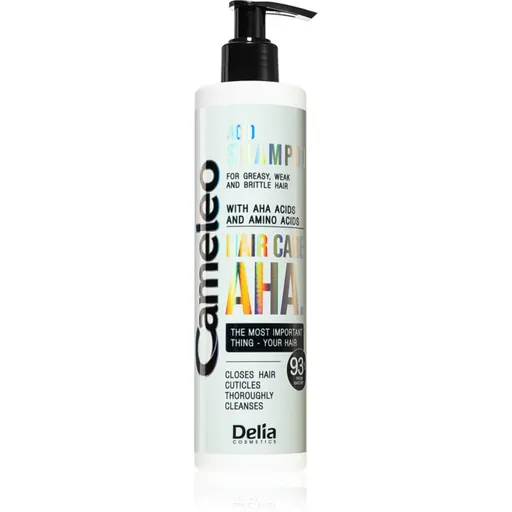 Delia Cosmetics Cameleo AHA șampon pentru păr slab și deteriorat Cu AHA Acizi 250 ml
