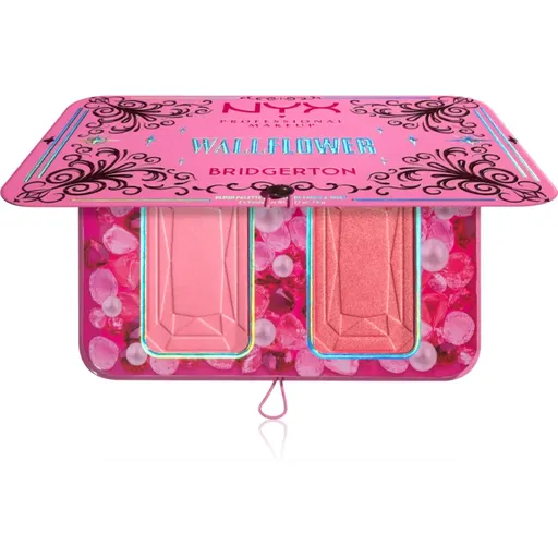 NYX Professional Makeup Bridgerton Royal Blush paleta fard de obraz culoare 01 Wallflower 2x5 g