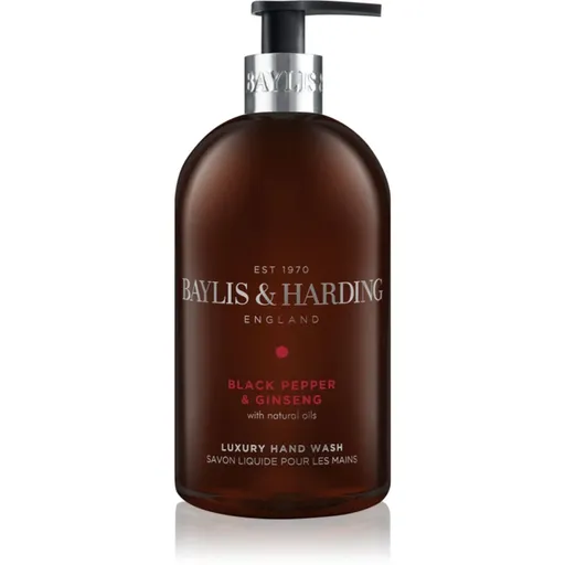 Baylis & Harding Black Pepper & Ginseng Săpun lichid pentru mâini 500 ml