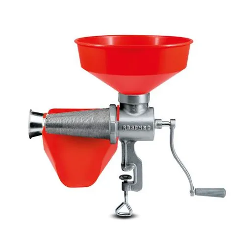 Storcator Rosii Manual Nr.3 Reber Italia 8501 N cu Filtru Inox AISI 304 si Accesorii Plastic