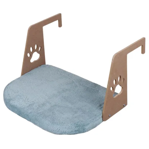 Pat pentru pisici, Paws & Whiskers, Riana, 100% WELSOFT FABRIC, Turcoaz