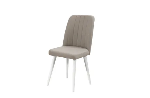 Set masa extensibila si scaune, 3 piese, Hanah Home, Vina 1005 3 v2, Alb / Crem