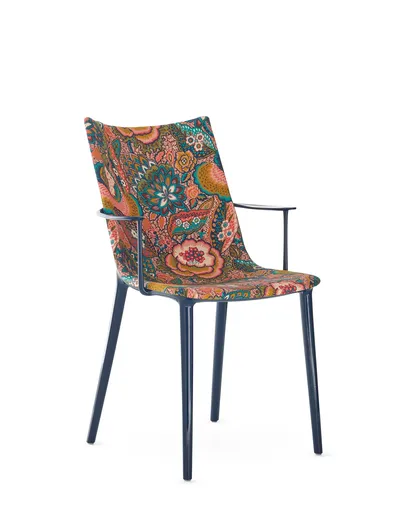 Scaun HHH tapitat stofa, varianta multipla - Kartell Culoare: Albastru / Multicolor