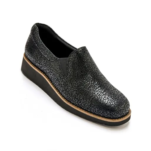 Pantofi din piele slip on Pediconfort